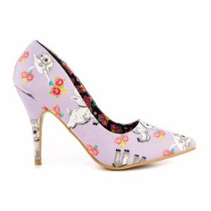 IRON FIST Good Lamb Chop Lavender High Heels Sz 11